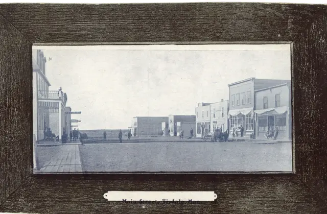 Main Street, Tisdale (early postcard)